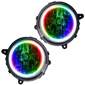 Jeep Compass Headlight Assembly - ORACLE Lighting - SMD ColorSHIFT w/o Controller - `07-`16 Jeep Compass Headlight Assembly - ORACLE Lighting - SMD ColorSHIFT w/o Controller - `07-`16